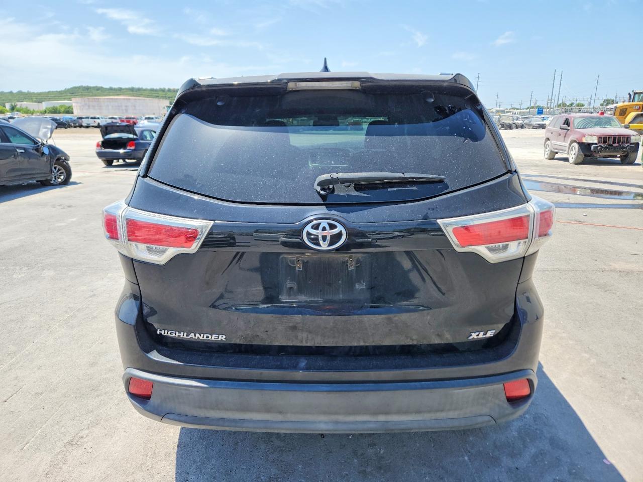 2014 Toyota Highlander Xle Black vin: 5TDKKRFH2ES033588