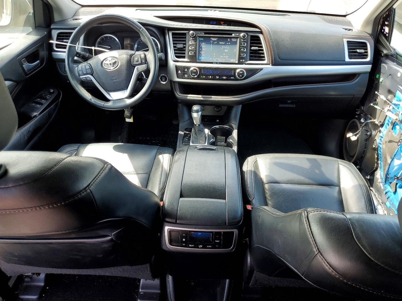 2015 Toyota Highlander Xle Blue vin: 5TDKKRFH2FS117511