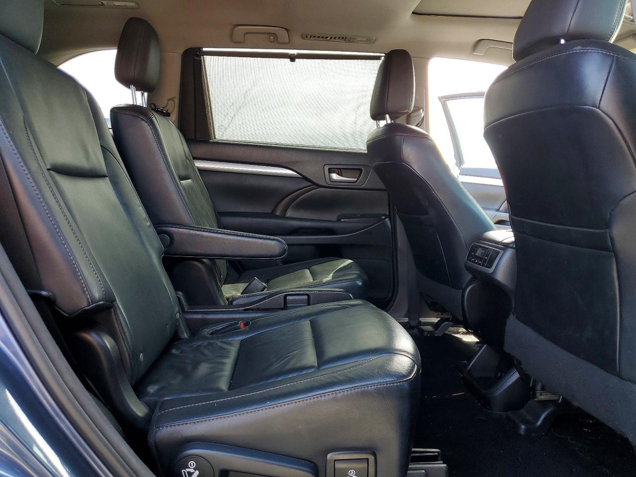 2015 Toyota Highlander Xle Blue vin: 5TDKKRFH2FS117511