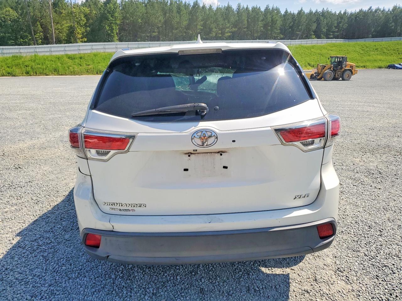 2014 Toyota Highlander Xle Белый vin: 5TDKKRFH3ES034619