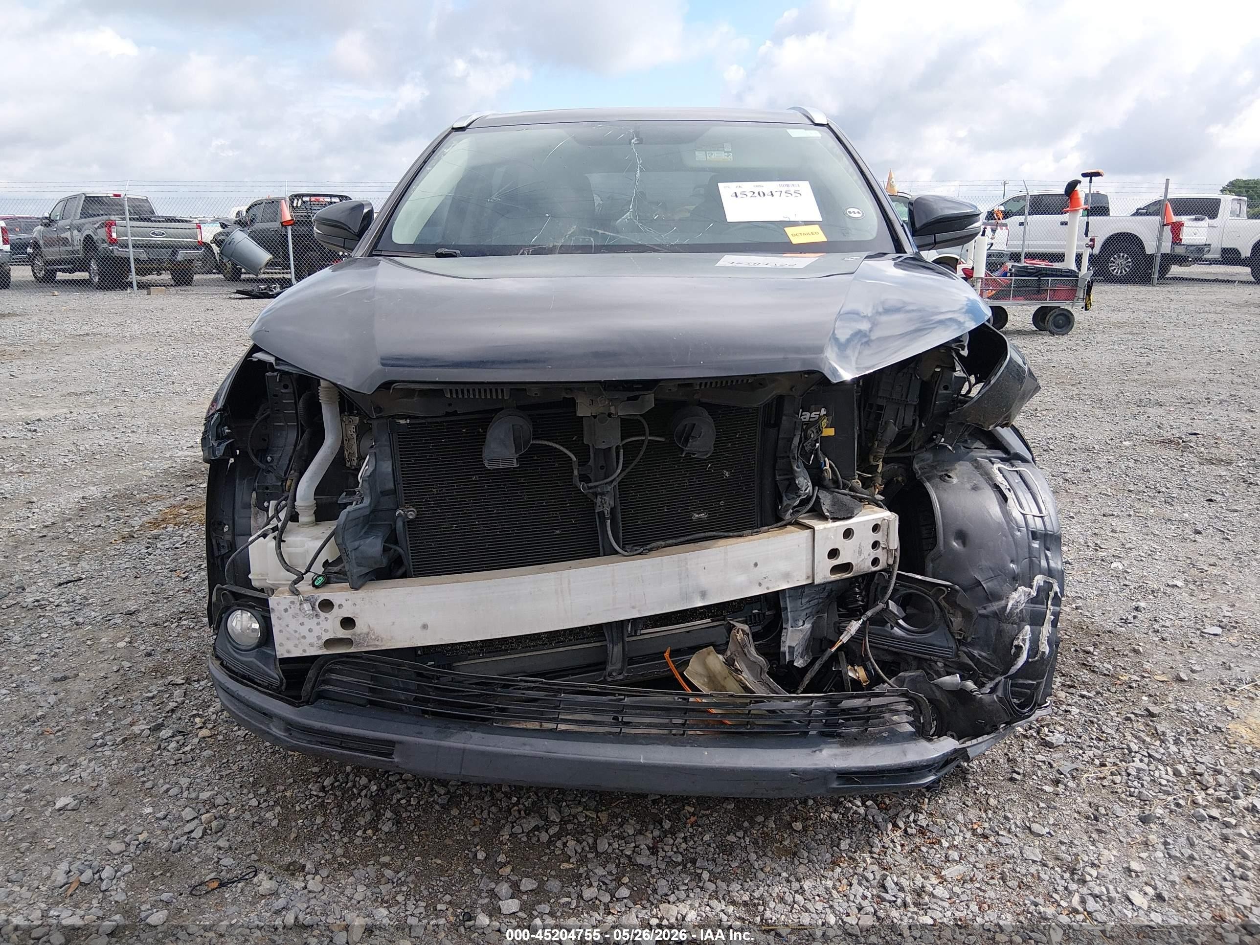 2015 Toyota Highlander Xle V6 Black vin: 5TDKKRFH3FS076189