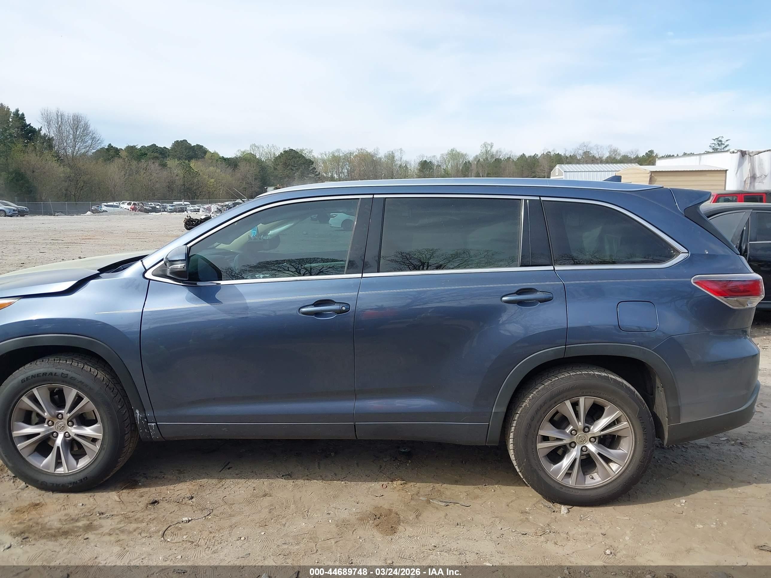 2015 Toyota Highlander Xle V6 Black vin: 5TDKKRFH3FS087970