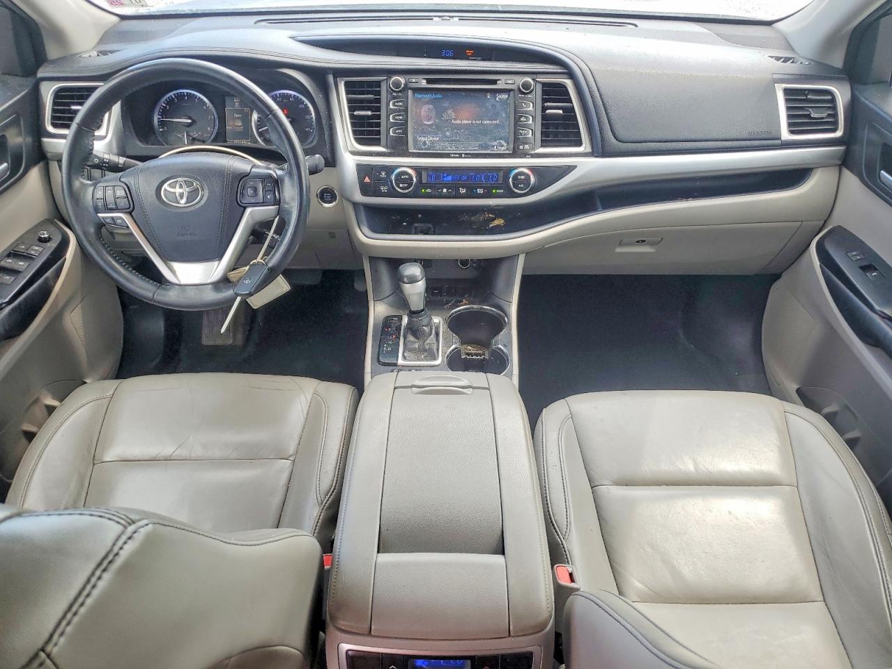 2015 Toyota Highlander Xle Charcoal vin: 5TDKKRFH3FS092697