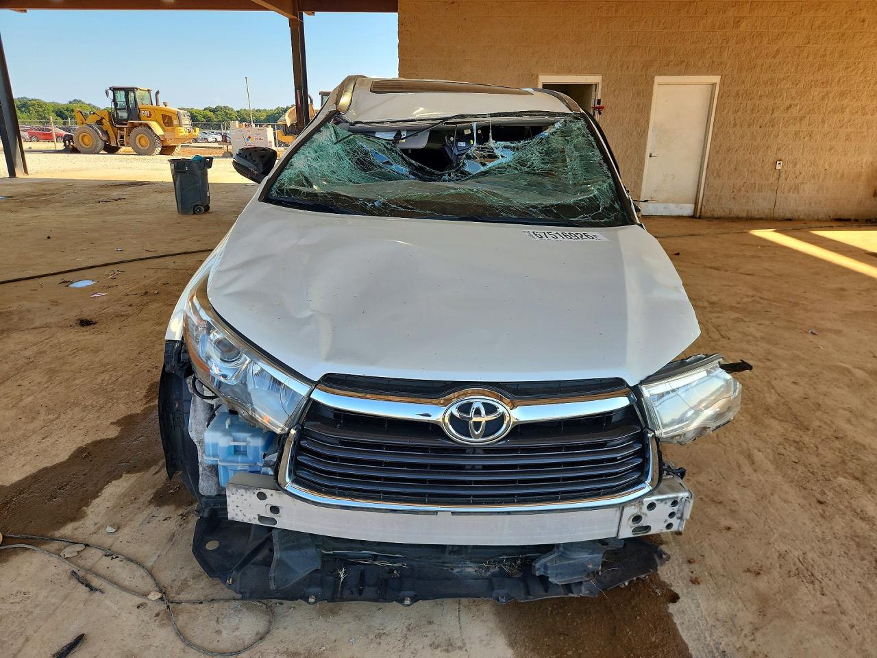 2016 Toyota Highlander Xle White vin: 5TDKKRFH4GS505115