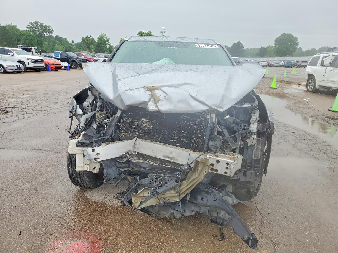 2014 Toyota Highlander Xle Серебряный vin: 5TDKKRFH5ES015148
