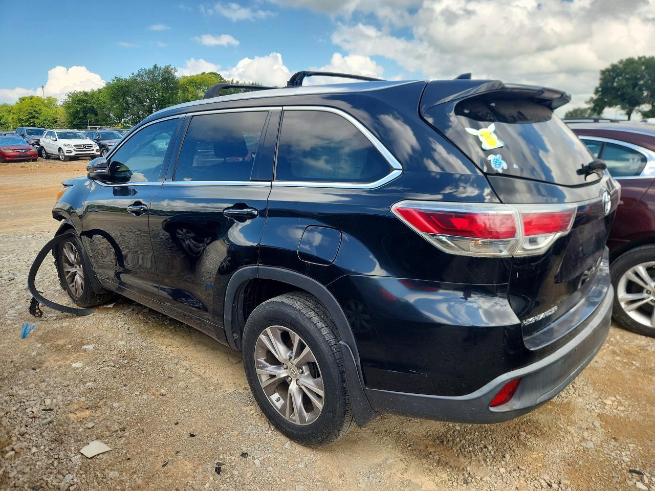 2014 Toyota Highlander Xle Black vin: 5TDKKRFH5ES031429