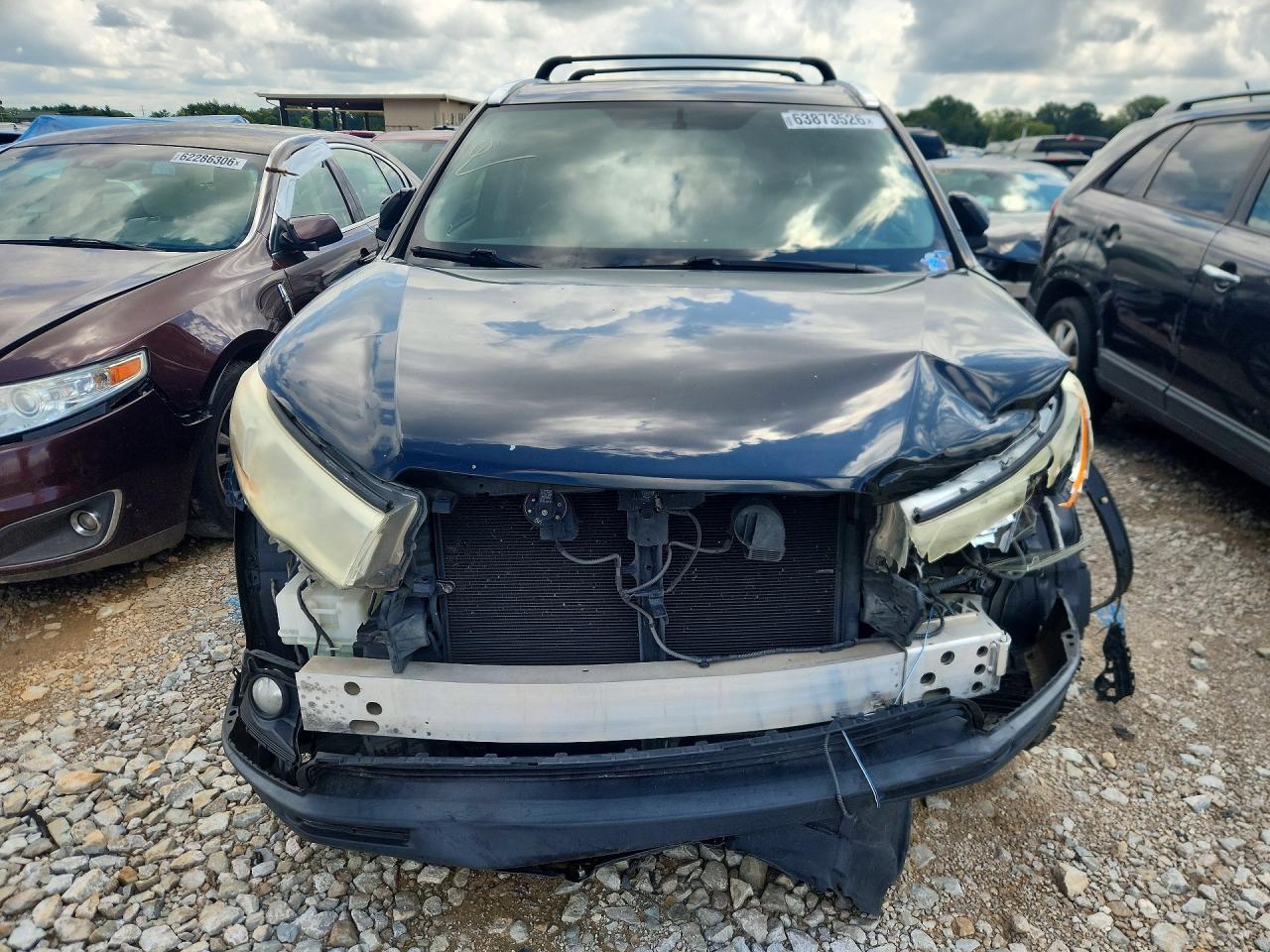 2014 Toyota Highlander Xle Black vin: 5TDKKRFH5ES031429