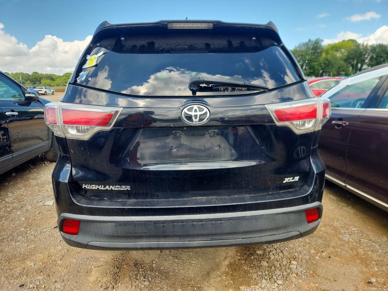 2014 Toyota Highlander Xle Black vin: 5TDKKRFH5ES031429