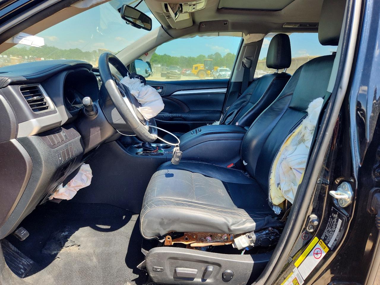 2014 Toyota Highlander Xle Black vin: 5TDKKRFH5ES031429