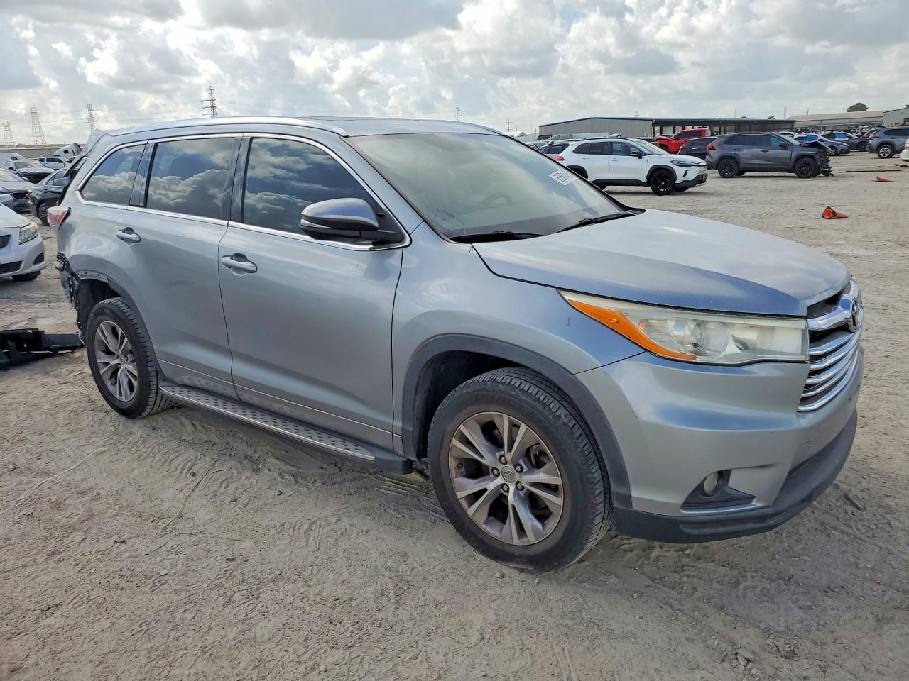 2014 Toyota Highlander Xle Gray vin: 5TDKKRFH6ES031908