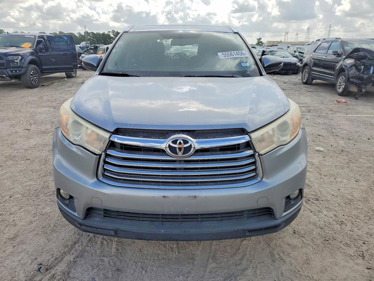 2014 Toyota Highlander Xle Gray vin: 5TDKKRFH6ES031908
