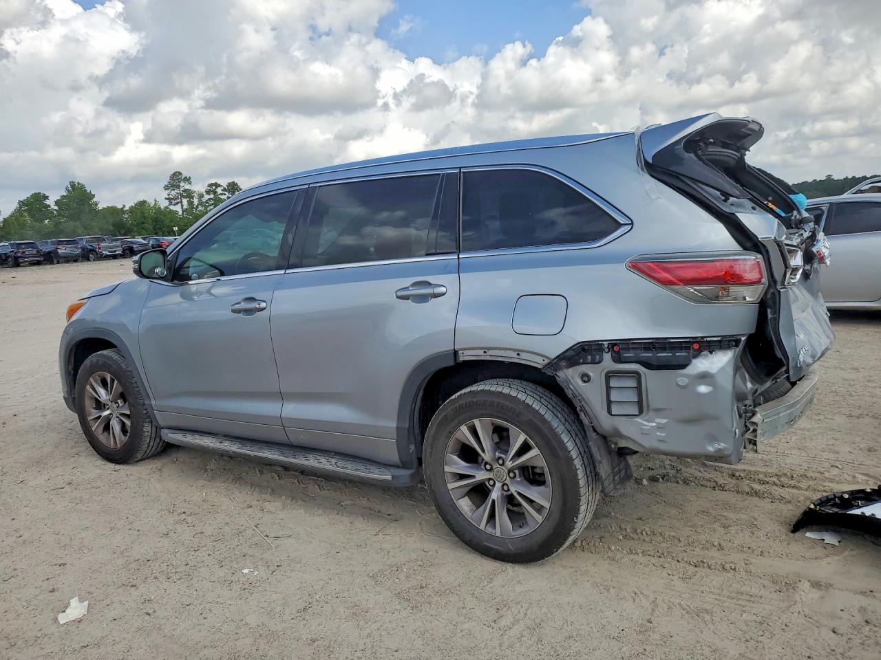 2014 Toyota Highlander Xle Gray vin: 5TDKKRFH6ES031908