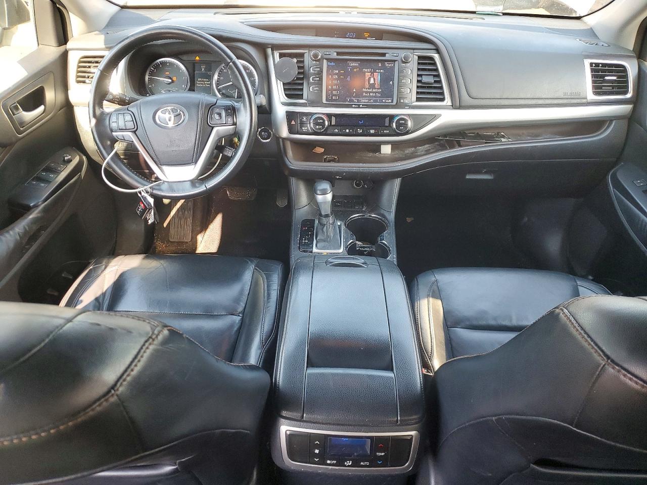 2015 Toyota Highlander Xle Серый vin: 5TDKKRFH6FS042523