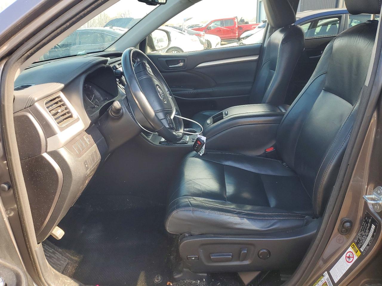 2015 Toyota Highlander Xle Серый vin: 5TDKKRFH6FS042523