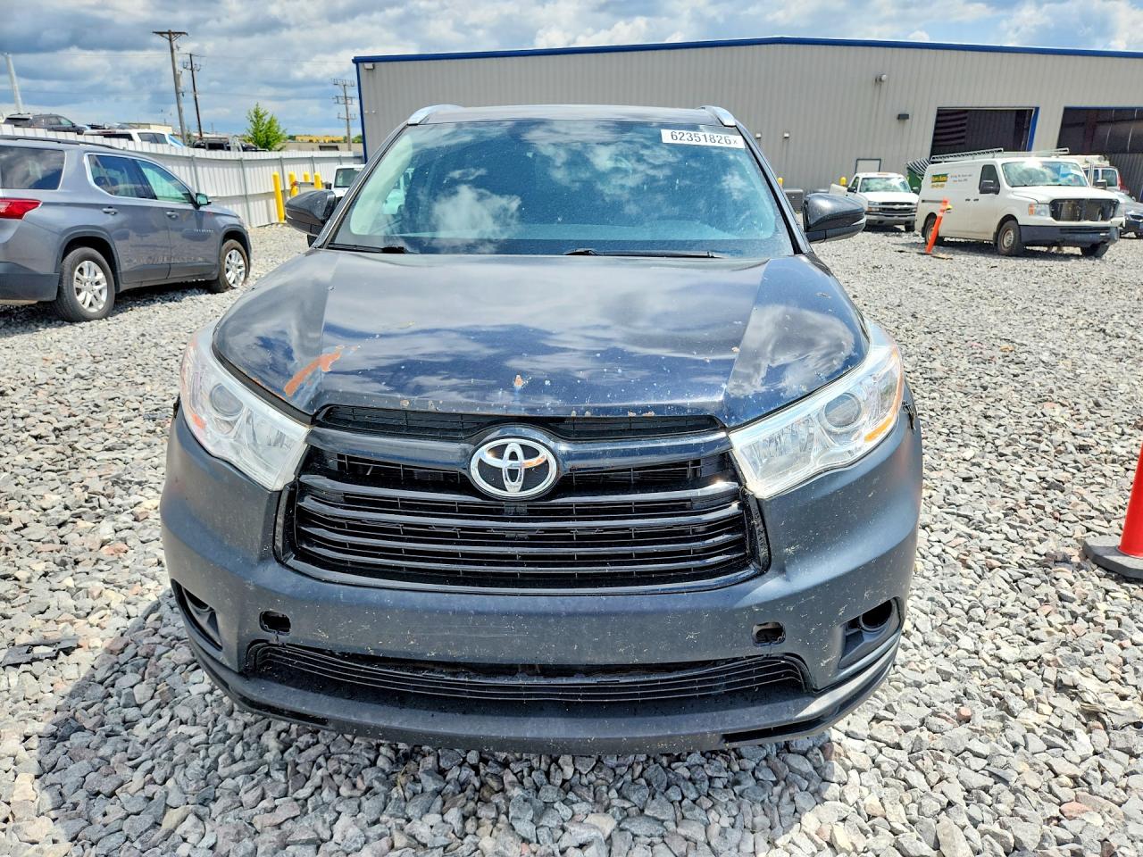 2015 Toyota Highlander Xle Black vin: 5TDKKRFH6FS090958