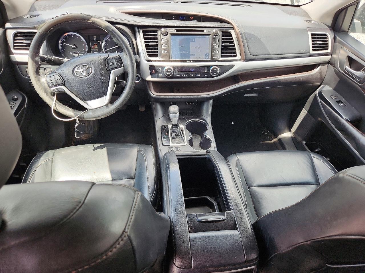 2015 Toyota Highlander Xle Black vin: 5TDKKRFH6FS090958
