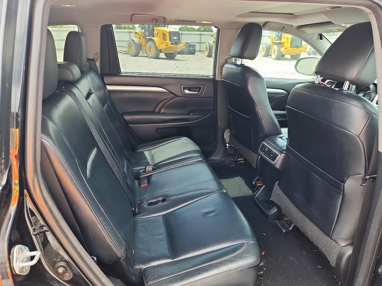 2015 Toyota Highlander Xle Black vin: 5TDKKRFH6FS090958