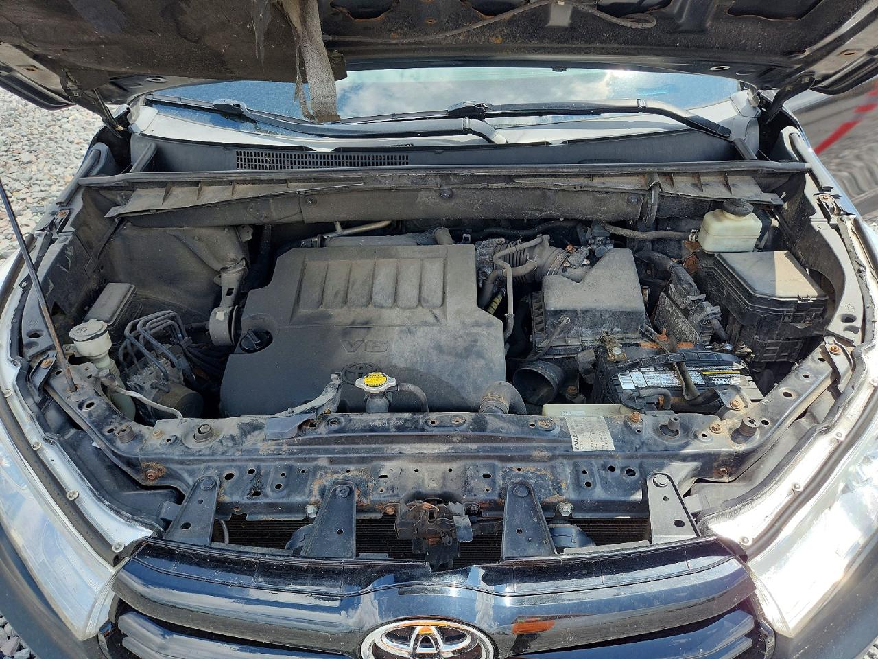 2015 Toyota Highlander Xle Black vin: 5TDKKRFH6FS090958