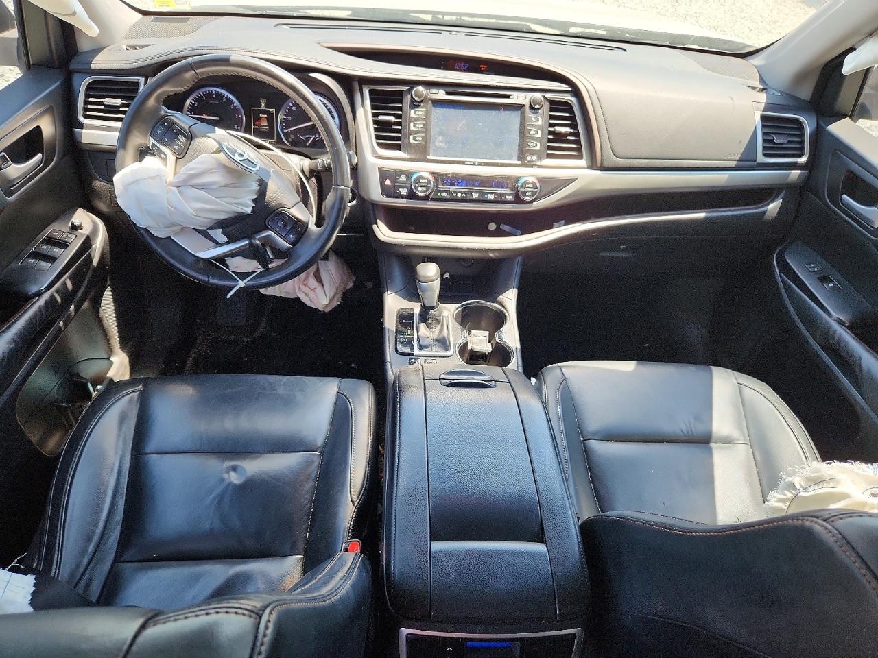 2015 Toyota Highlander Xle Gray vin: 5TDKKRFH6FS091852