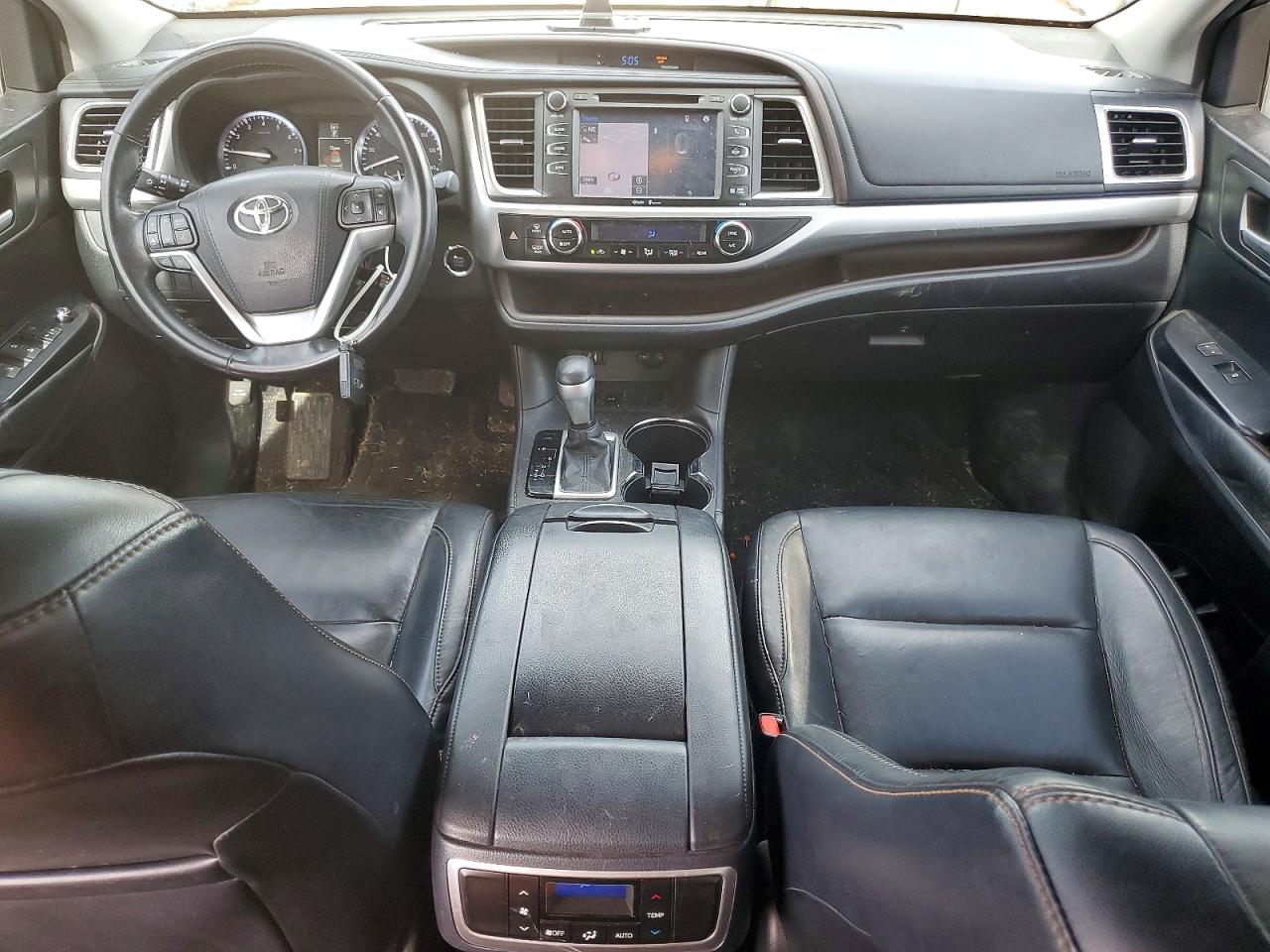 2015 Toyota Highlander Xle Gray vin: 5TDKKRFH6FS099613