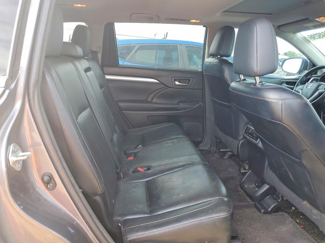 2015 Toyota Highlander Xle Gray vin: 5TDKKRFH6FS099613