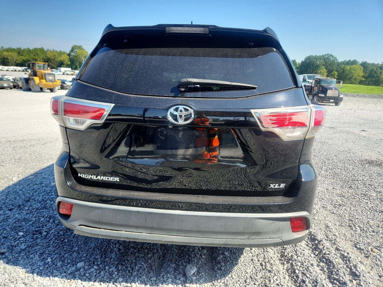 2014 Toyota Highlander Xle Black vin: 5TDKKRFH7ES009867