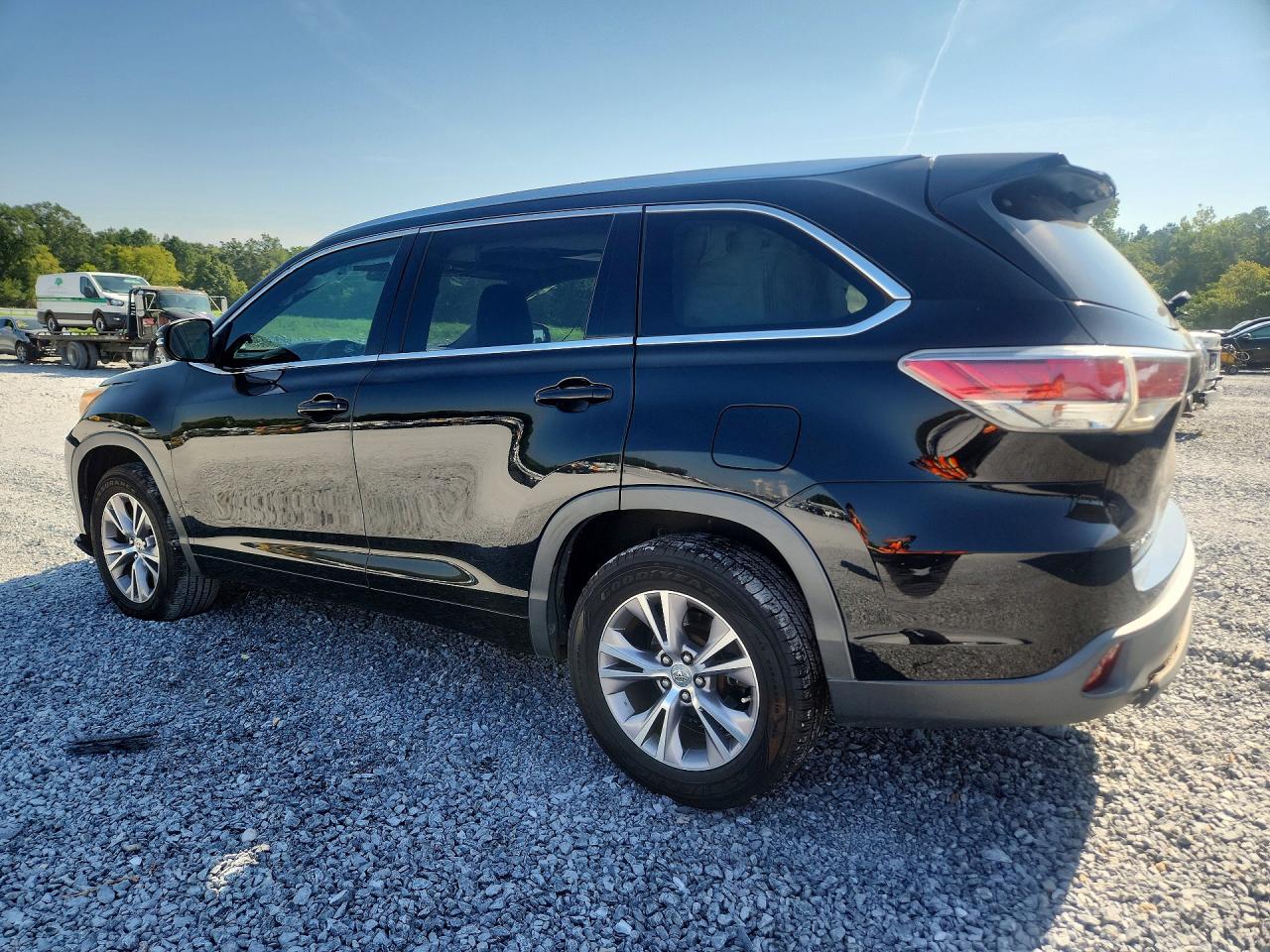 2014 Toyota Highlander Xle Black vin: 5TDKKRFH7ES009867