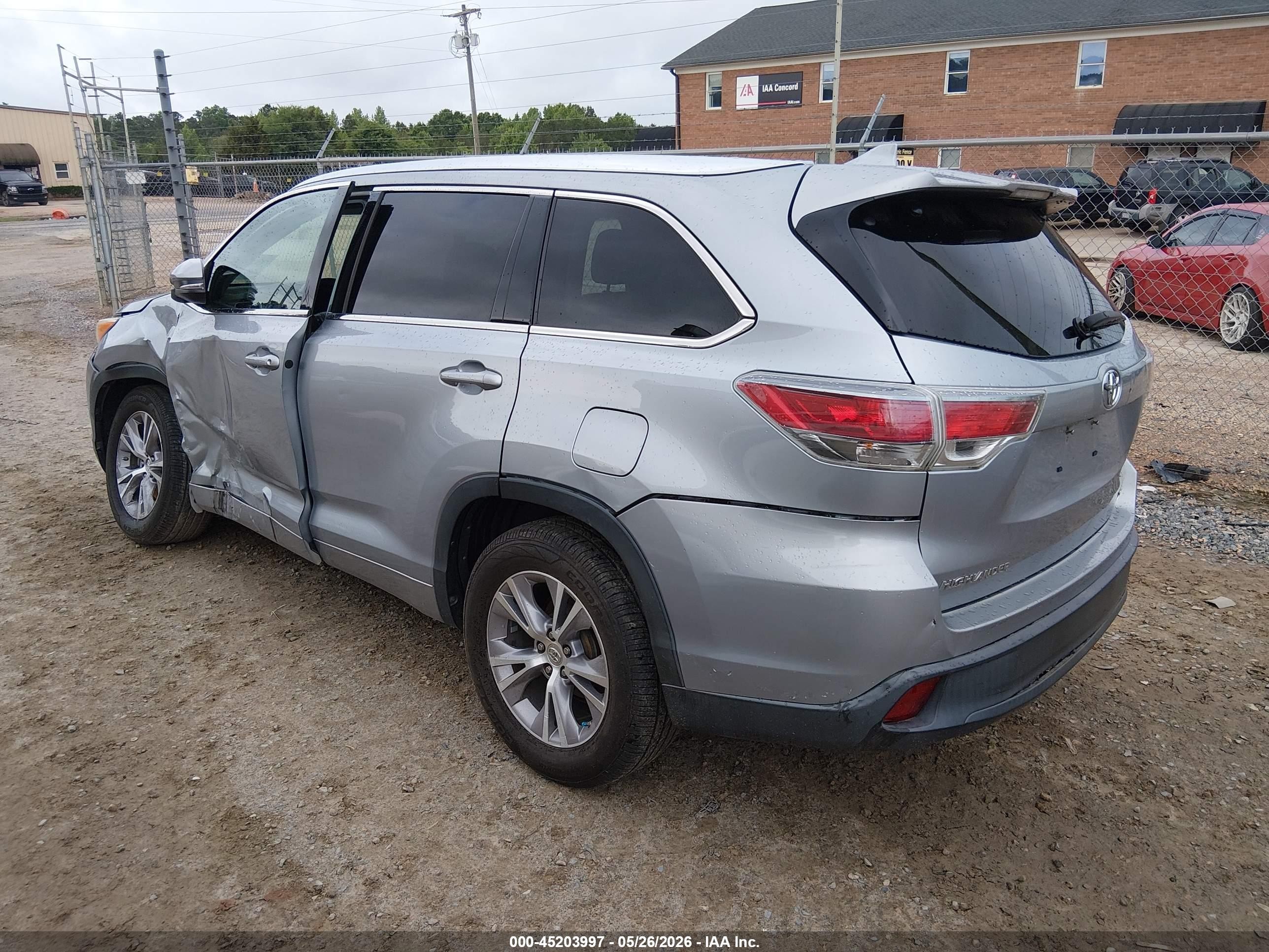 2014 Toyota Highlander Xle V6 Blue vin: 5TDKKRFH7ES025180