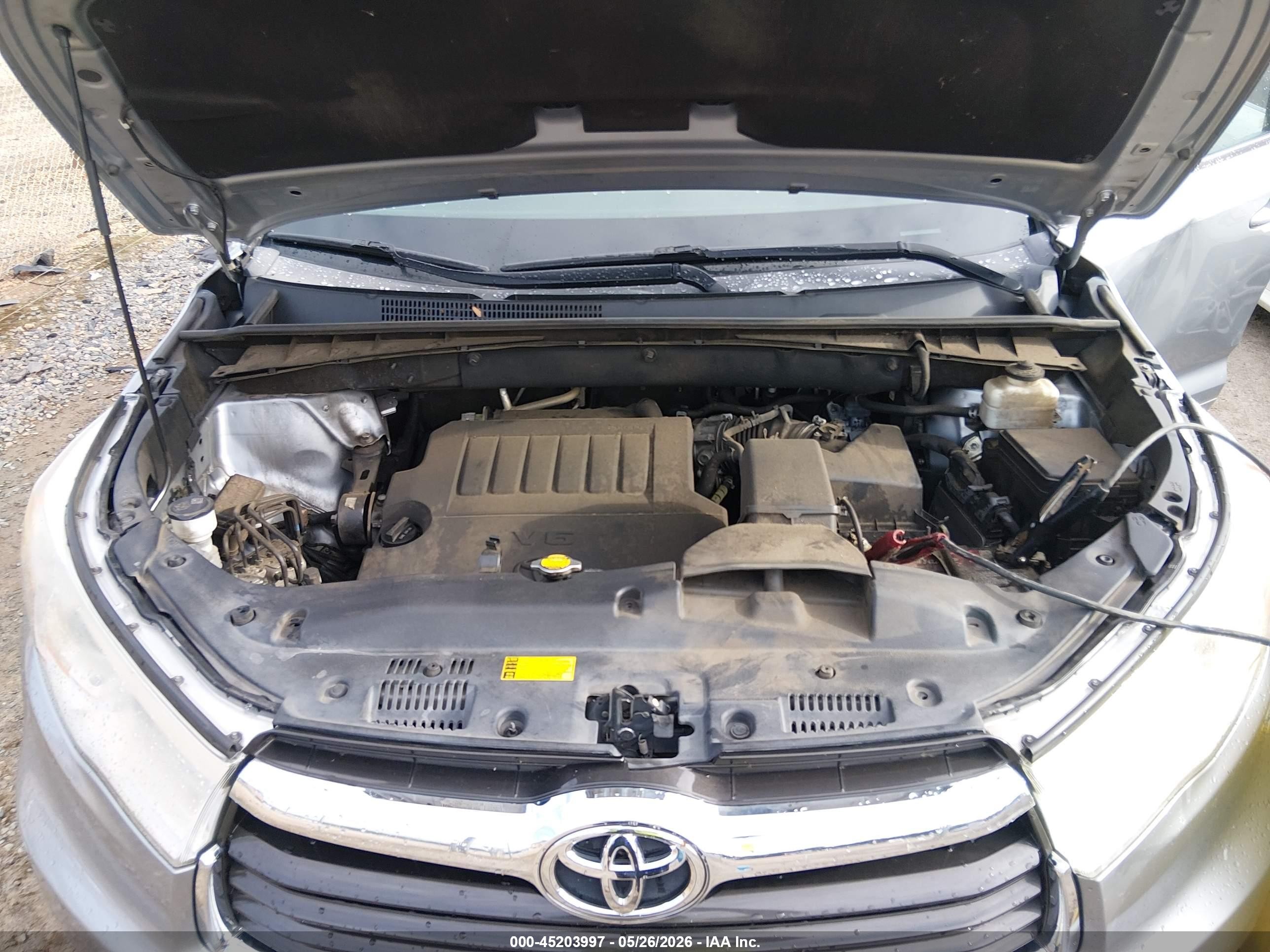 2014 Toyota Highlander Xle V6 Blue vin: 5TDKKRFH7ES025180