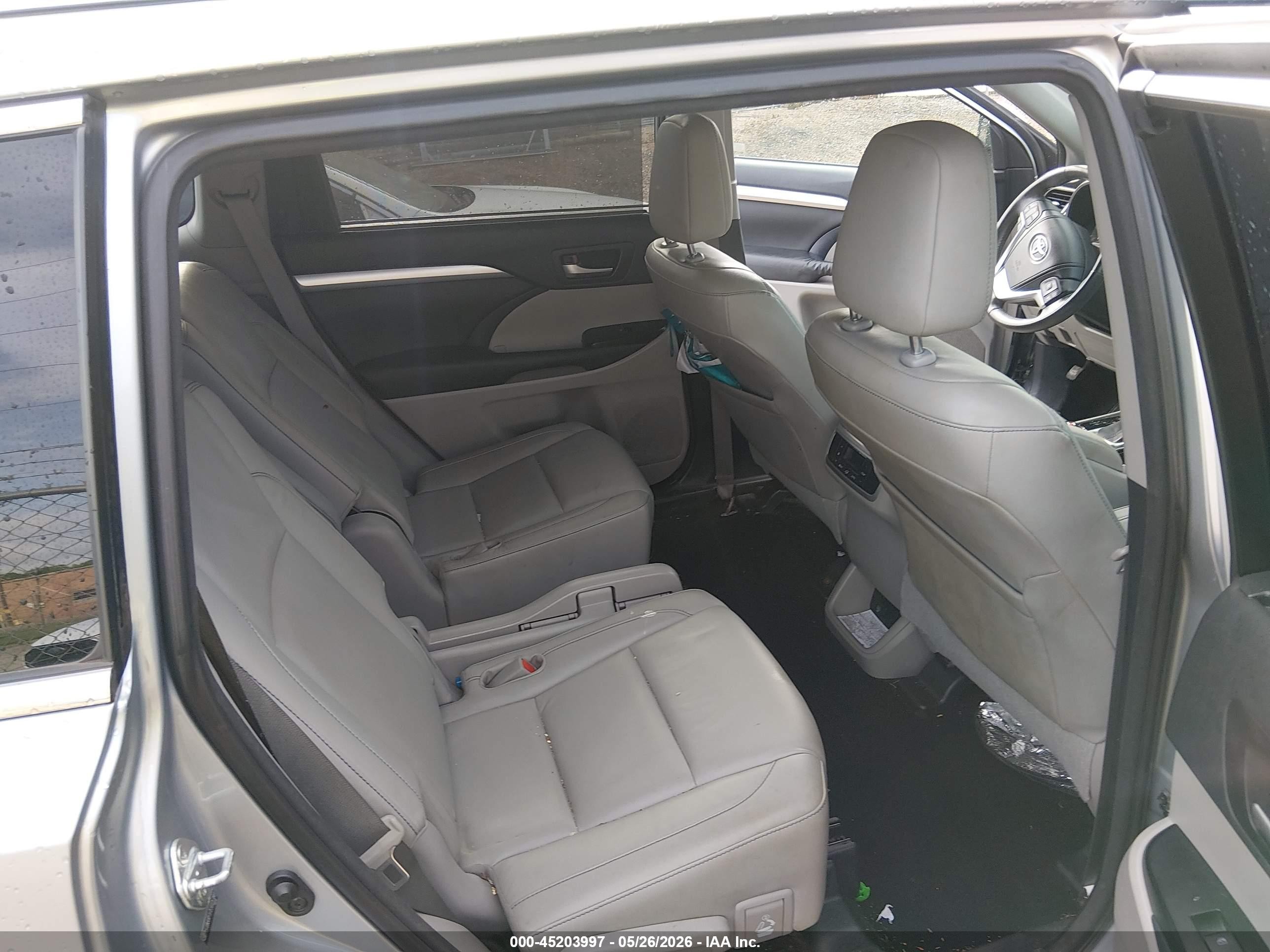 2014 Toyota Highlander Xle V6 Blue vin: 5TDKKRFH7ES025180