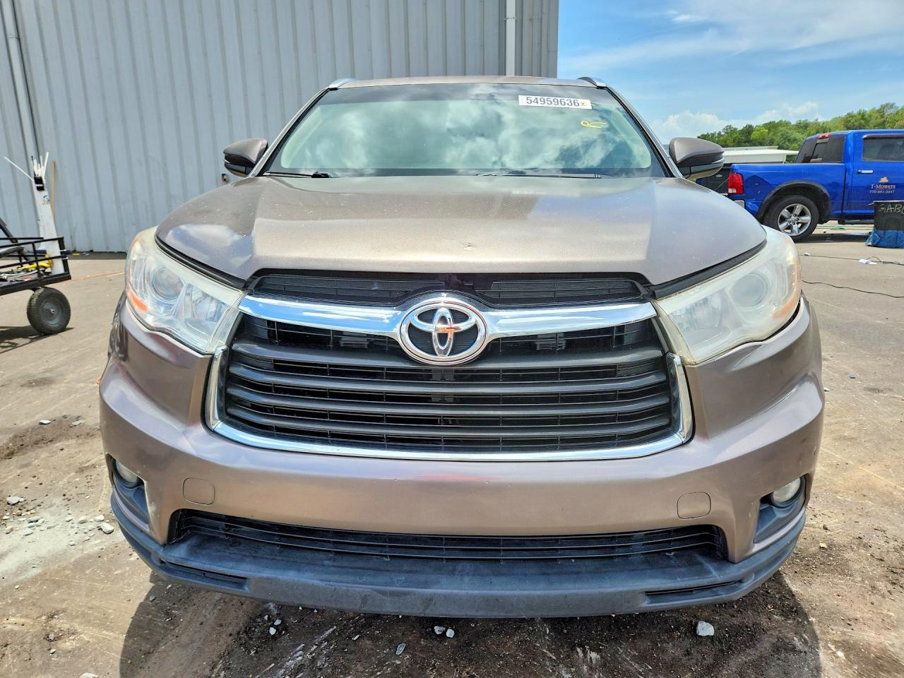2015 Toyota Highlander Xle Tan vin: 5TDKKRFH7FS046872