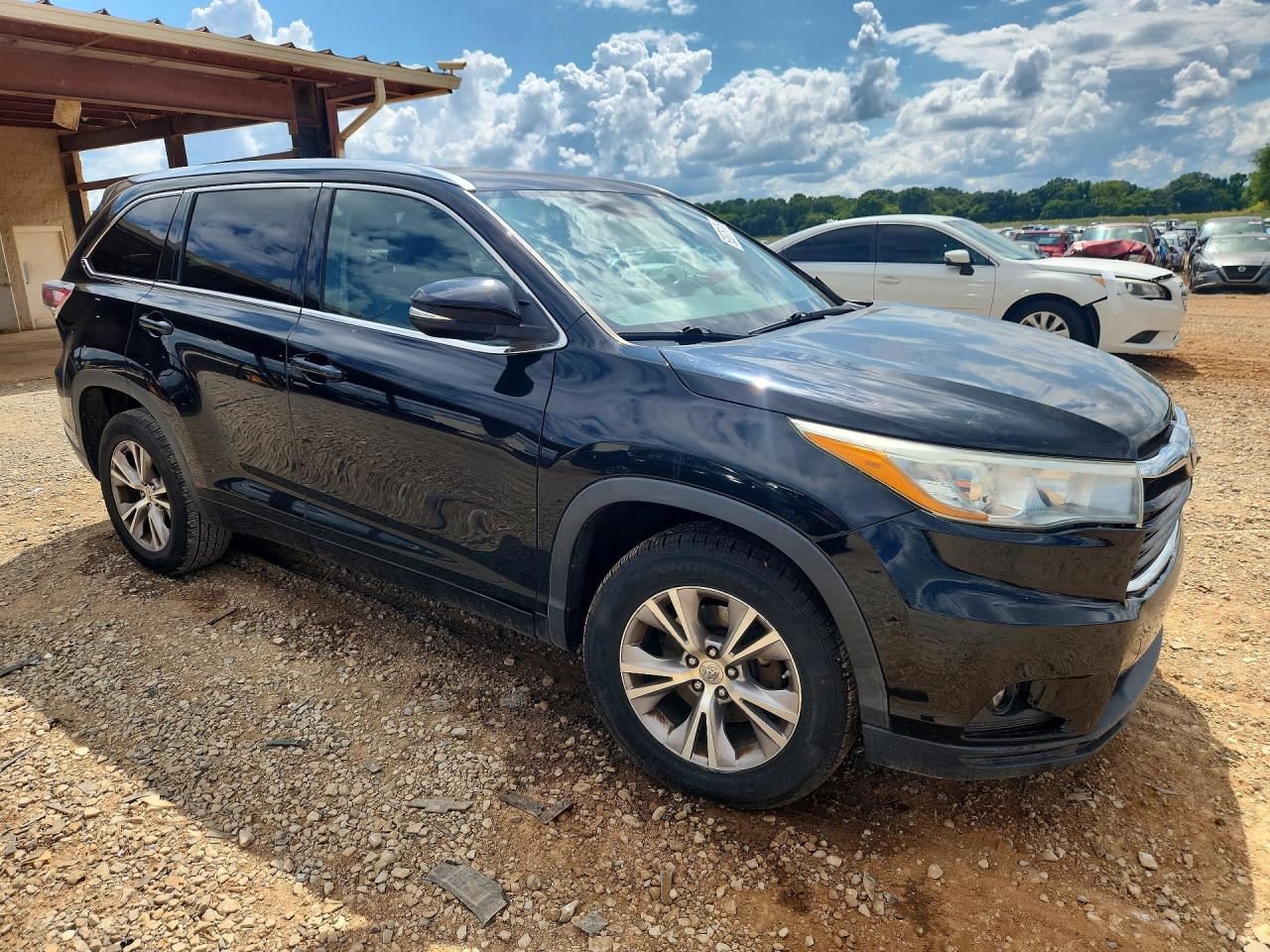 2015 Toyota Highlander Xle Black vin: 5TDKKRFH7FS061498