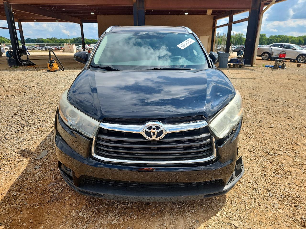 2015 Toyota Highlander Xle Black vin: 5TDKKRFH7FS061498
