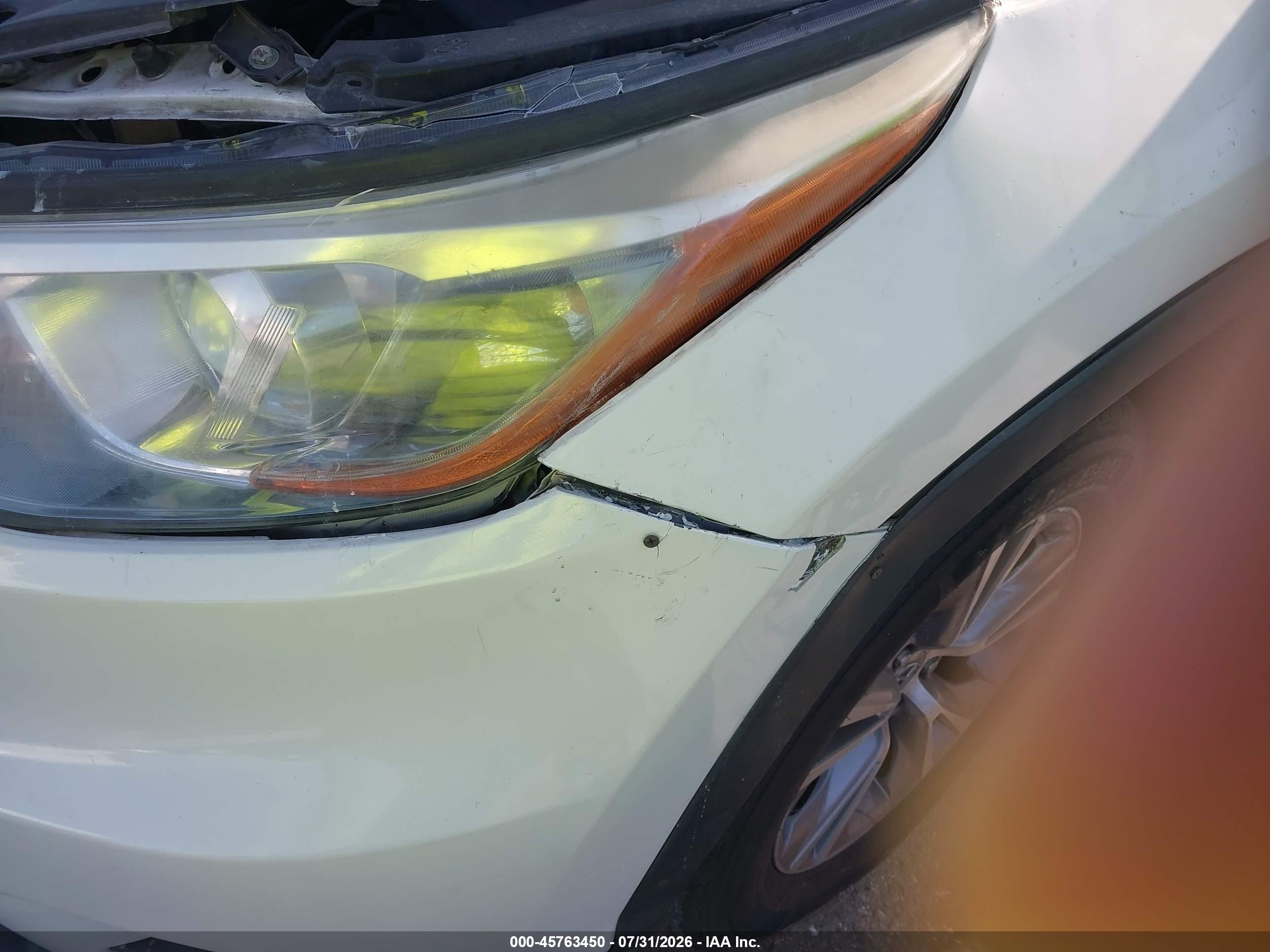 2014 Toyota Highlander Xle V6 Белый vin: 5TDKKRFH8ES004502