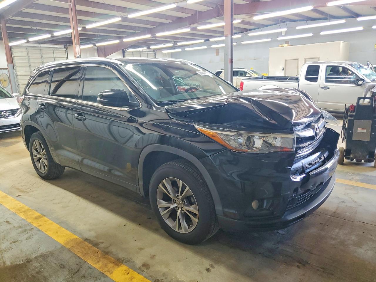 2015 Toyota Highlander Xle Black vin: 5TDKKRFH8FS065480