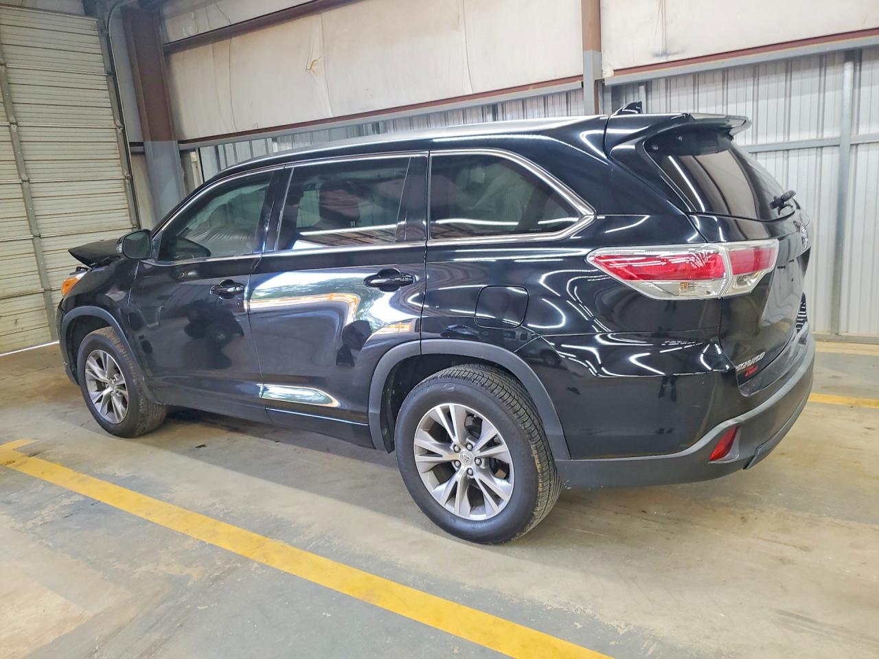 2015 Toyota Highlander Xle Black vin: 5TDKKRFH8FS065480
