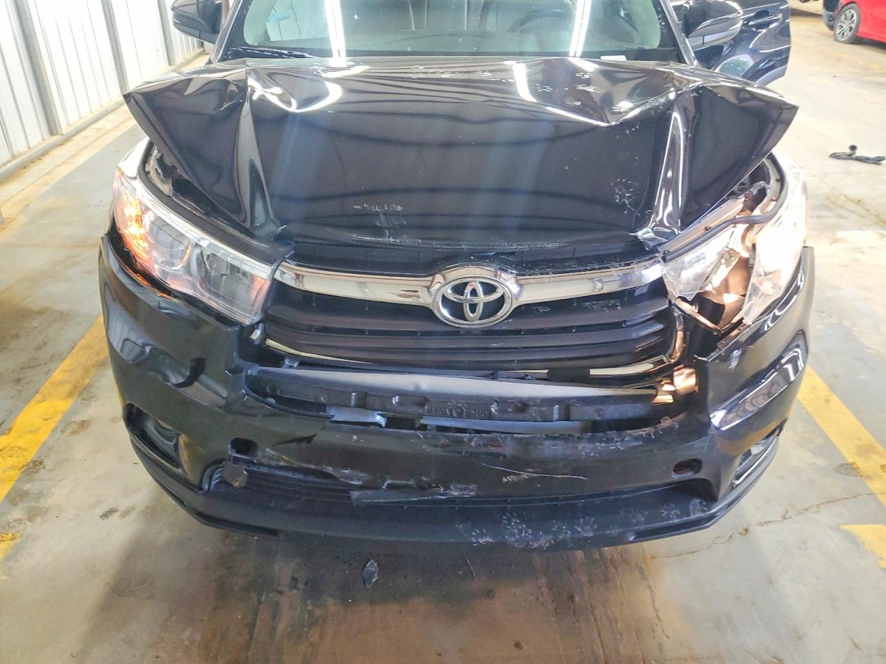 2015 Toyota Highlander Xle Black vin: 5TDKKRFH8FS065480