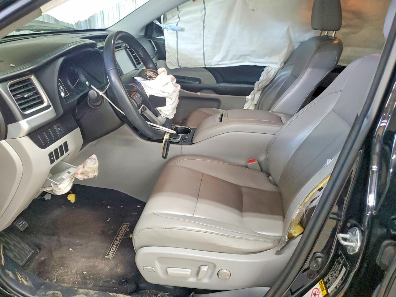 2015 Toyota Highlander Xle Black vin: 5TDKKRFH8FS065480