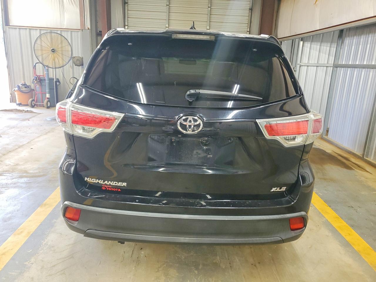 2015 Toyota Highlander Xle Black vin: 5TDKKRFH8FS065480