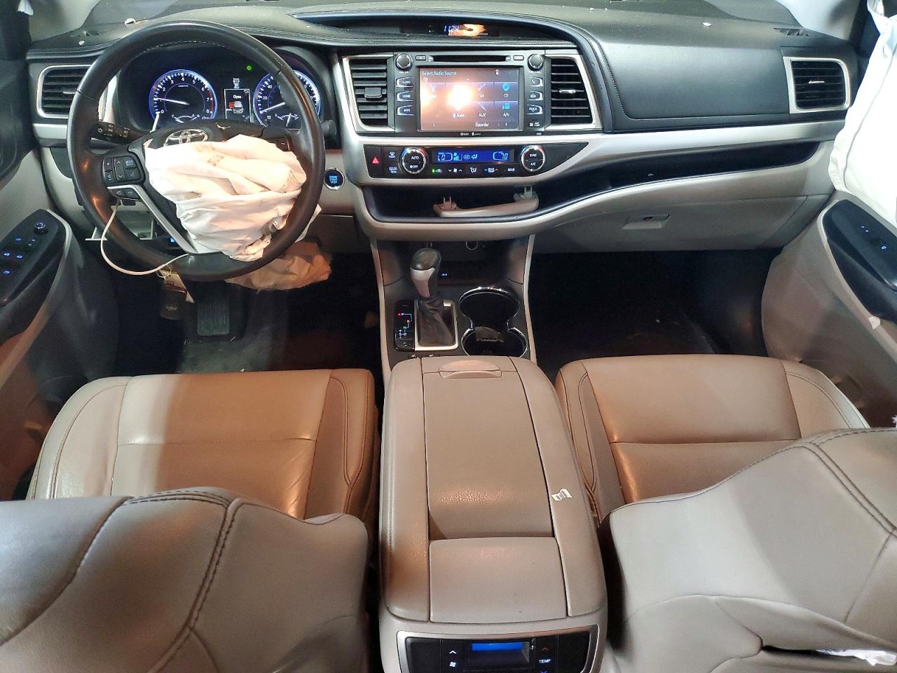 2015 Toyota Highlander Xle Black vin: 5TDKKRFH8FS065480