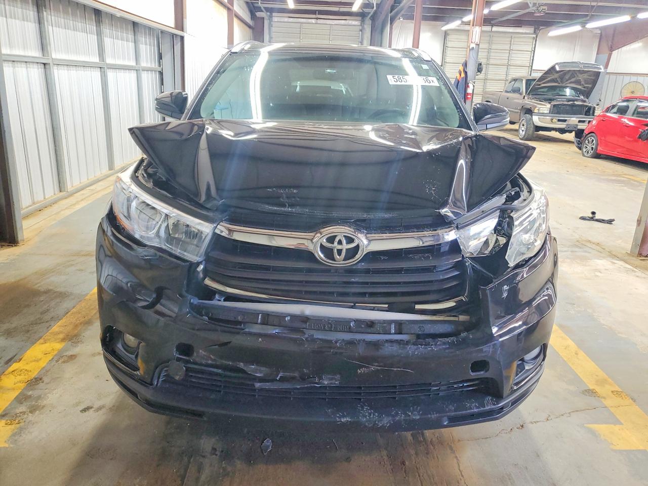 2015 Toyota Highlander Xle Black vin: 5TDKKRFH8FS065480