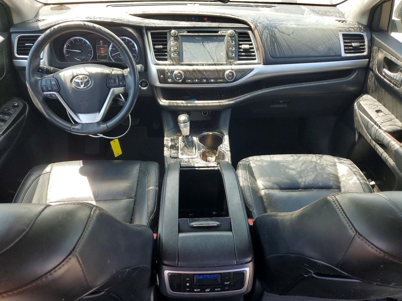 2015 Toyota Highlander Xle Gray vin: 5TDKKRFH8FS071778