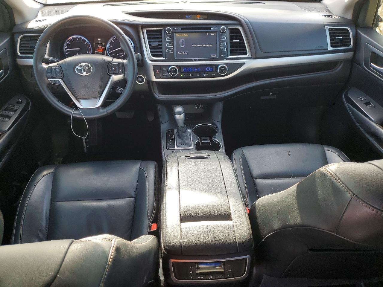 2015 Toyota Highlander Xle Gray vin: 5TDKKRFH9FS074625