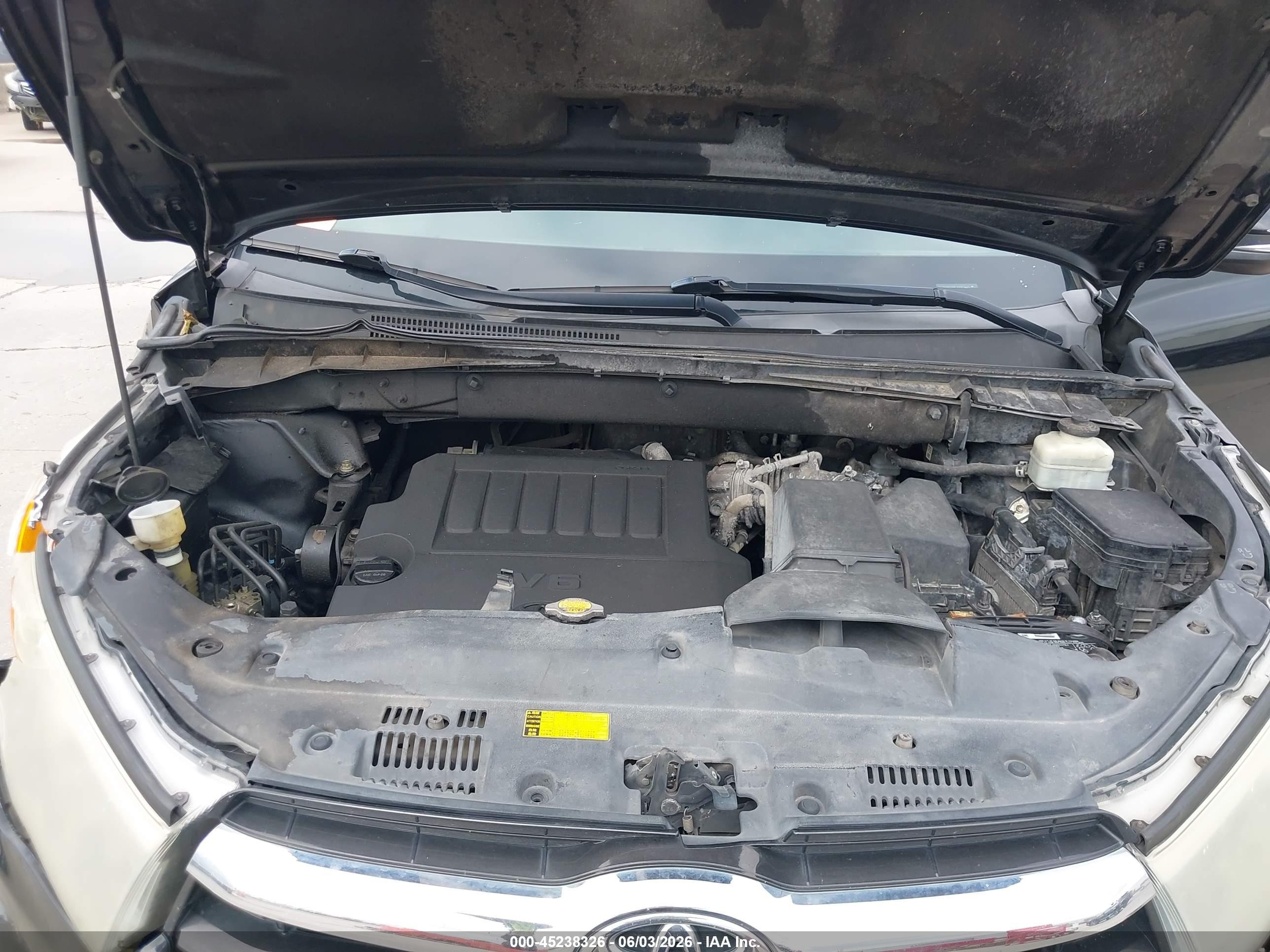 2015 Toyota Highlander Xle V6 Черный vin: 5TDKKRFH9FS087214