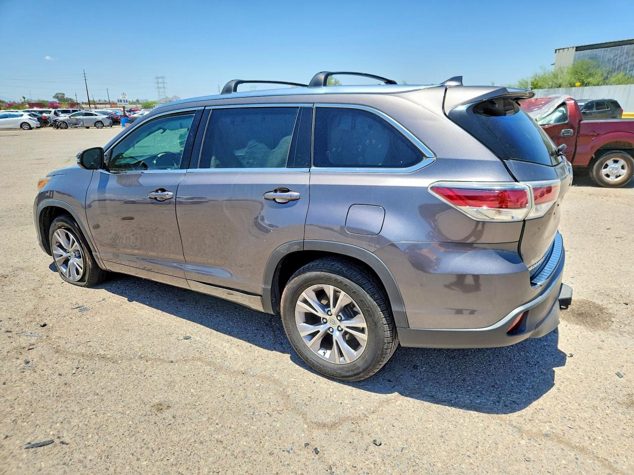 2015 Toyota Highlander Xle Charcoal vin: 5TDKKRFH9FS093241