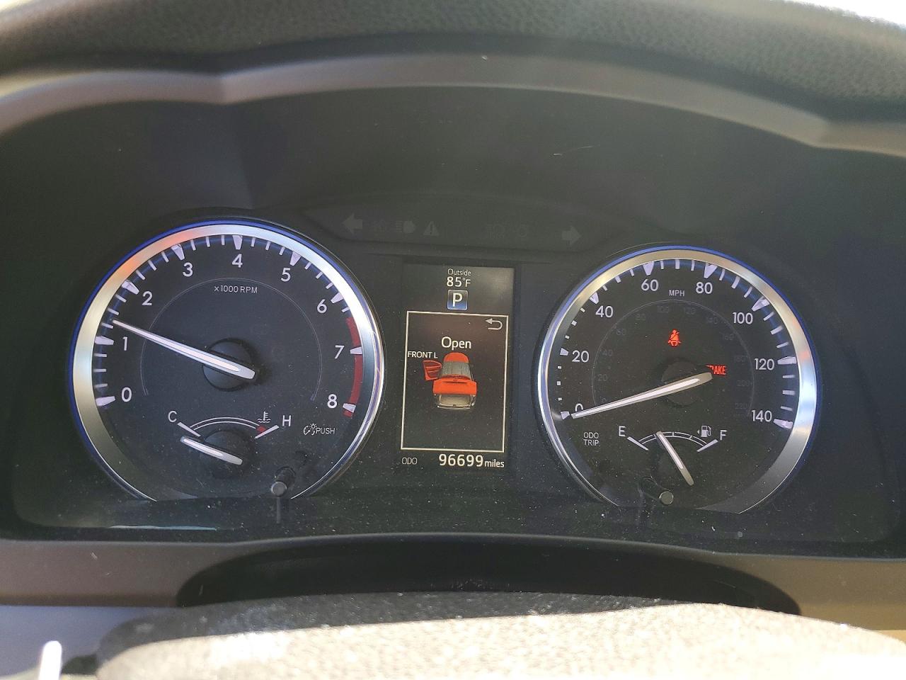 2015 Toyota Highlander Xle Blue vin: 5TDKKRFHXFS076657