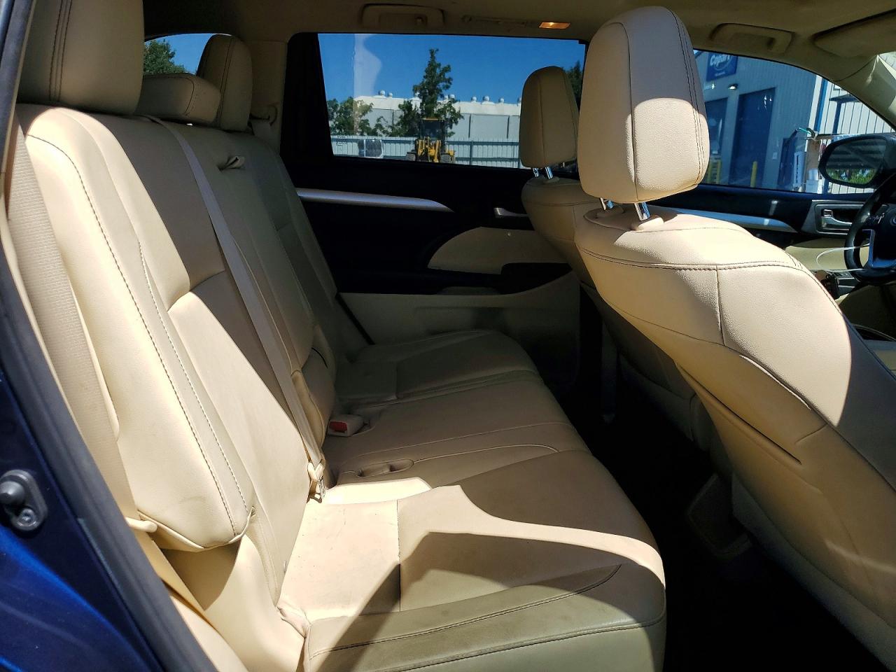 2015 Toyota Highlander Xle Blue vin: 5TDKKRFHXFS076657