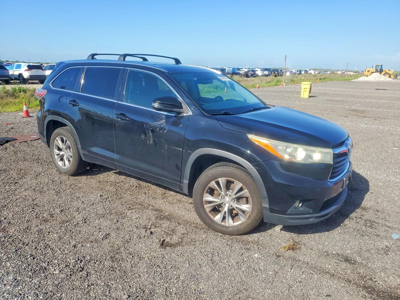 2015 Toyota Highlander Xle Black vin: 5TDKKRFHXFS092695