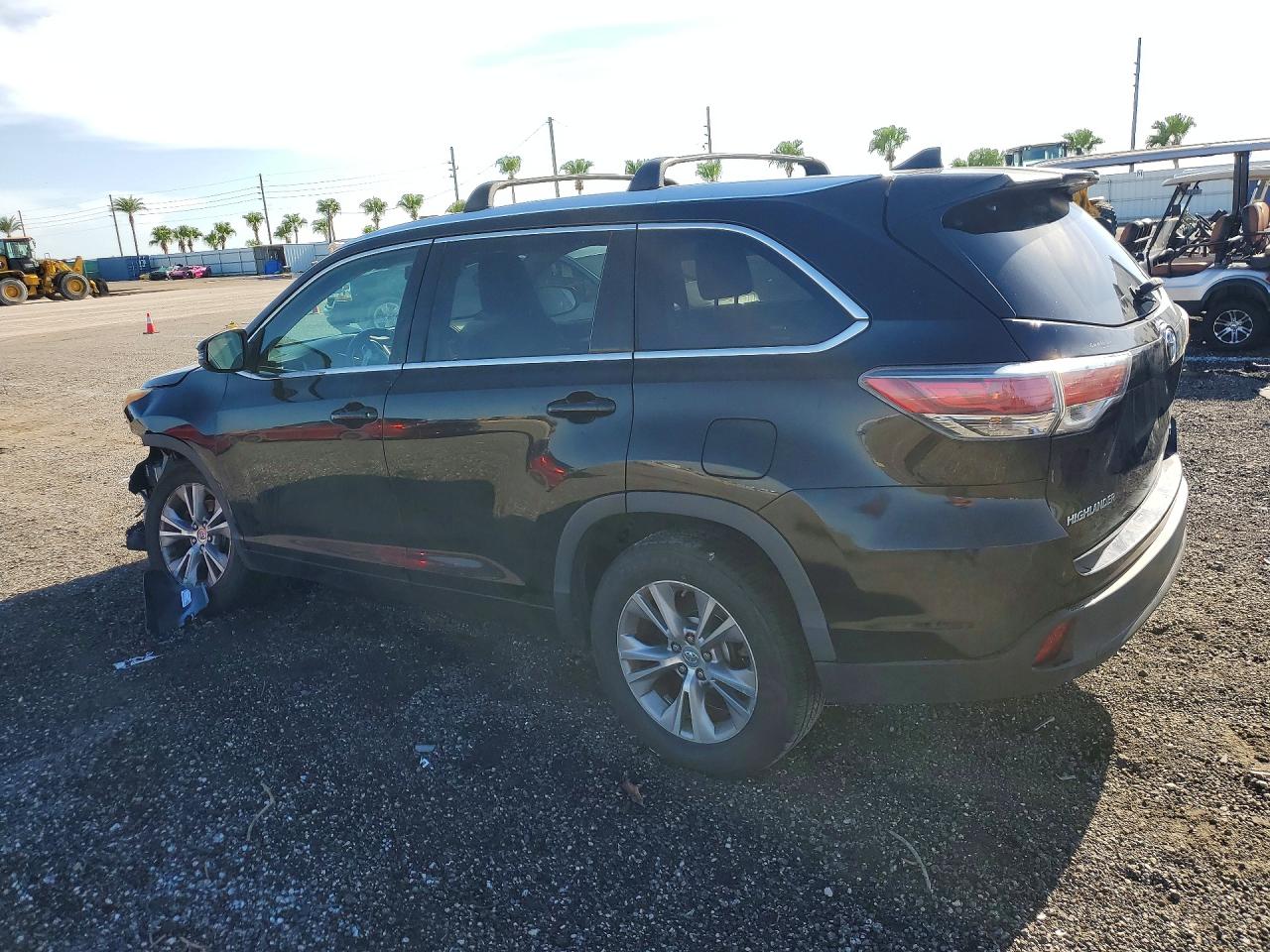 2015 Toyota Highlander Xle Black vin: 5TDKKRFHXFS092695