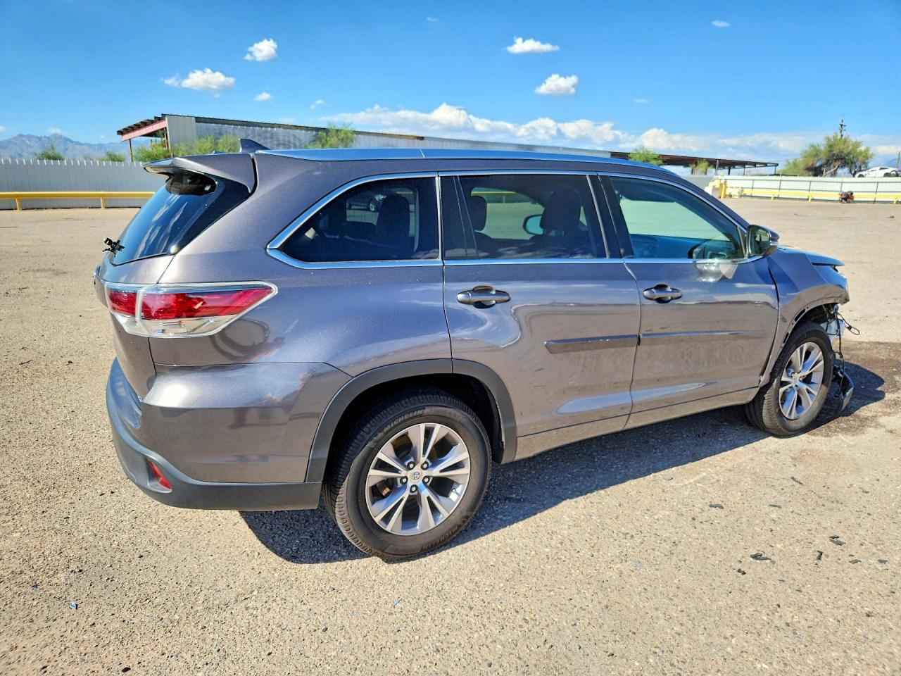 2015 Toyota Highlander Xle Угольный vin: 5TDKKRFHXFS112332